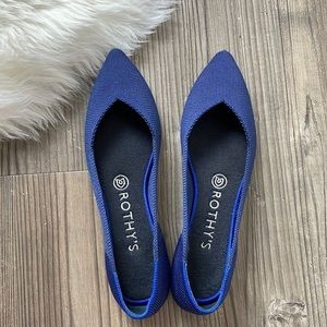 Rehabbed - Rothy’s The Point Cobalt 8